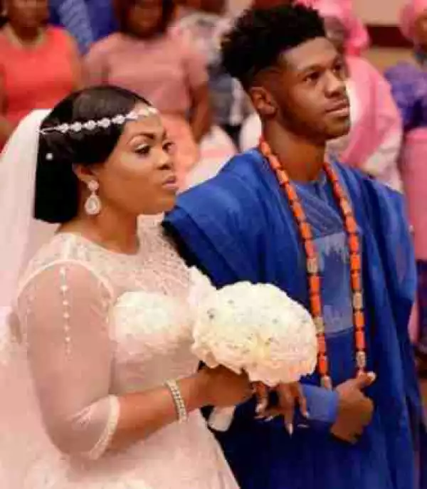 Young Man Walks His Mother Down The Aisle (Adorable Photo) 